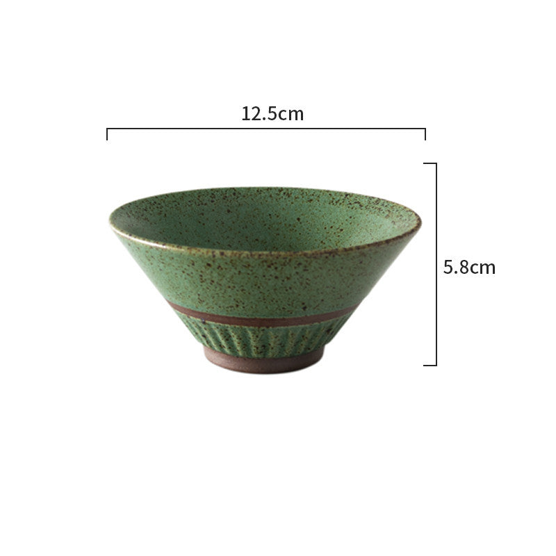 Creative Retro Handmade Ceramic Japanese Bowl Simple Tableware - Grand Goldman