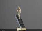 Creative Thinker Statue Resin Doll Retro Character Sculpture Office Home Desktop - Grand Goldman