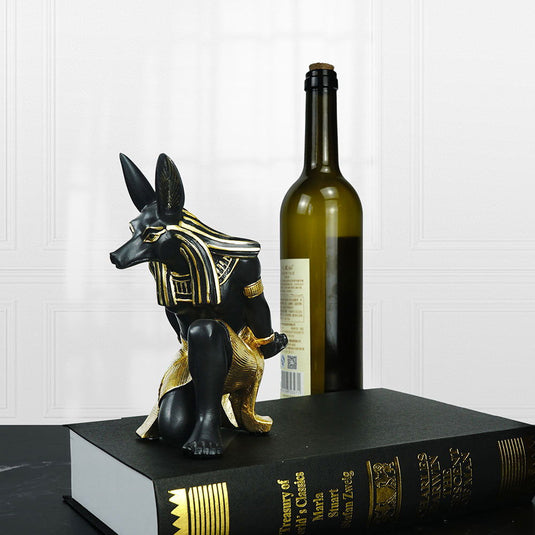 Creative Wine Rack Decoration Anubis Dog God Wine Rack - Grand Goldman