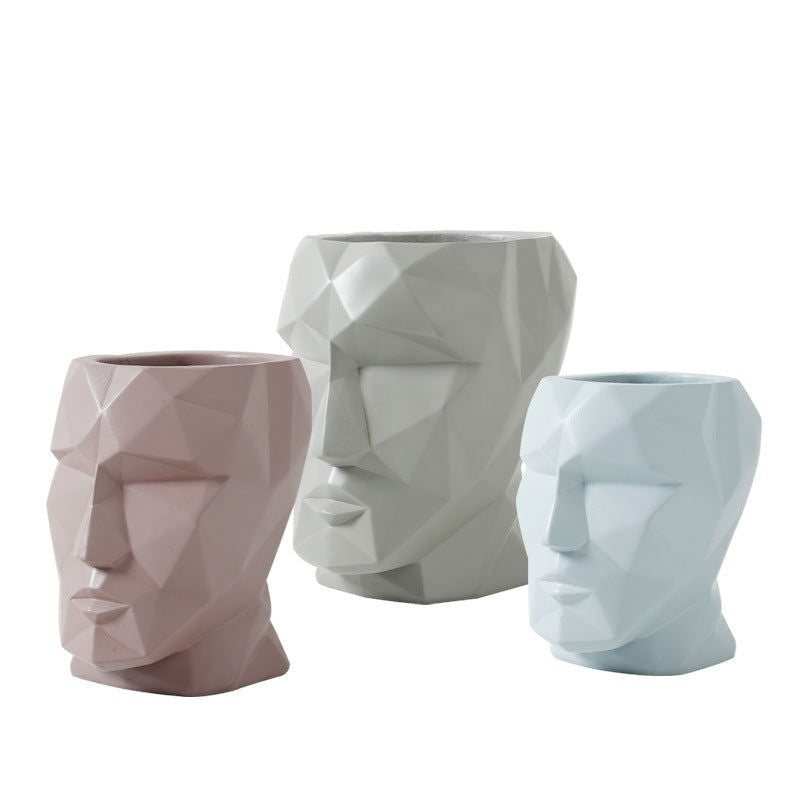 Creative face vase - Grand Goldman