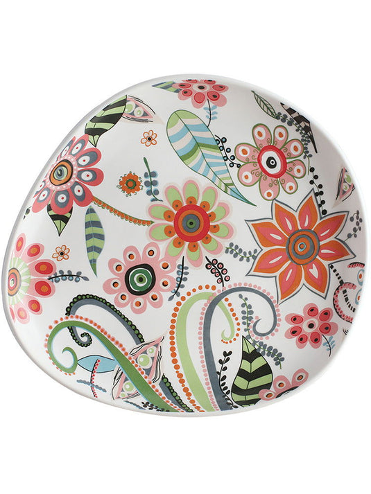 Creative single painted ceramic bowl - Grand Goldman