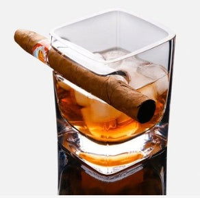 Creative whisky cigar glass - Grand Goldman