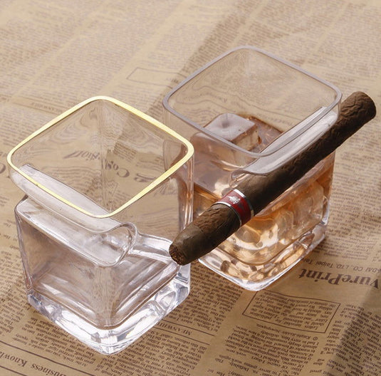 Creative whisky cigar glass - Grand Goldman