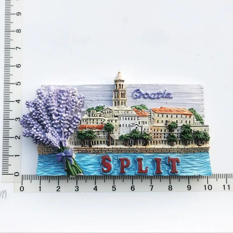 Croatia Magnetic Fridge Magnets City Split Rabac PULA Tourist Souvenir Travel Gitts Home Decoration Sticker Craft Collection - Grand Goldman
