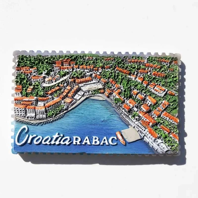 Croatia Magnetic Fridge Magnets City Split Rabac PULA Tourist Souvenir Travel Gitts Home Decoration Sticker Craft Collection - Grand Goldman