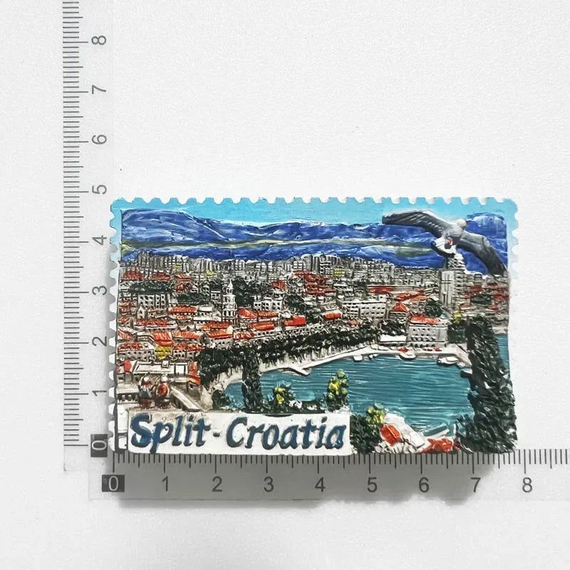 Croatia Magnetic Fridge Magnets City Split Rabac PULA Tourist Souvenir Travel Gitts Home Decoration Sticker Craft Collection - Grand Goldman