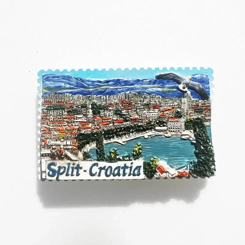 Croatia Magnetic Fridge Magnets City Split Rabac PULA Tourist Souvenir Travel Gitts Home Decoration Sticker Craft Collection - Grand Goldman