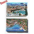 Croatia Magnetic Fridge Magnets City Split Rabac PULA Tourist Souvenir Travel Gitts Home Decoration Sticker Craft Collection - Grand Goldman