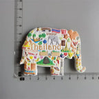 Cuba Thailand Russia Fridge Magnet USA Arab Bahrain Italy Turkey Sri Lanka Budapest London Belarus Refrigerator Magnetic Sticker - Grand Goldman