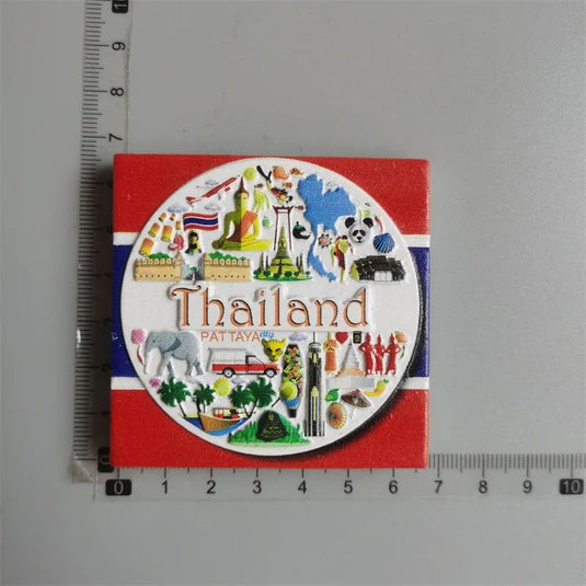 Cuba Thailand Russia Fridge Magnet USA Arab Bahrain Italy Turkey Sri Lanka Budapest London Belarus Refrigerator Magnetic Sticker - Grand Goldman