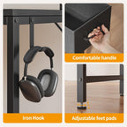 CubiCubi Computer Desk with 2 Drawers, 40 Inch Small Home Office Desk Study Writing Table, Rustic Brown - Grand Goldman