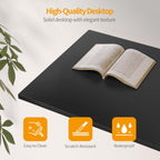 CubiCubi Computer Desk with 2 Drawers, 40 Inch Small Home Office Desk Study Writing Table, Rustic Brown - Grand Goldman