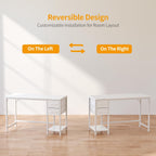 CubiCubi Computer Desk with 2 Drawers, 40 Inch Small Home Office Desk Study Writing Table, Rustic Brown - Grand Goldman