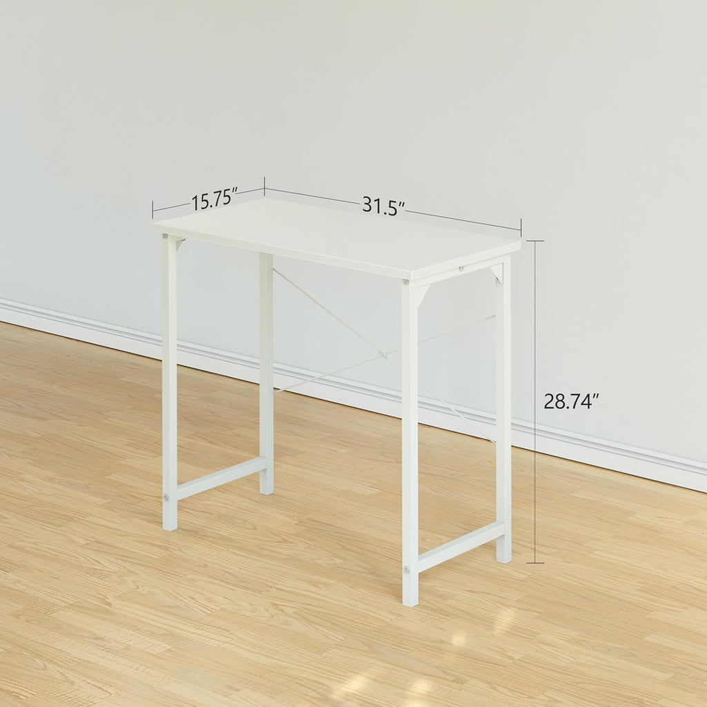 Cubiker Small Computer Desk, 32 inch Home Office Kids Desk for Bedroom and Small Spaces, Modern Simple Cheap Table for Studying, Writing, Working, Black - Grand Goldman