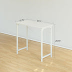 Cubiker Small Computer Desk, 32 inch Home Office Kids Desk for Bedroom and Small Spaces, Modern Simple Cheap Table for Studying, Writing, Working, Black - Grand Goldman