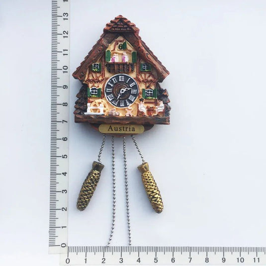 Cuckoo Clock Refrigerator Stickers Swiss Switzerland Alsace France Germany Austria Fridge Magnets tourist Souvenir - Grand Goldman