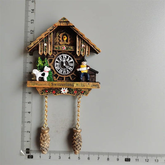 Cuckoo Clock Refrigerator Stickers Swiss Switzerland Alsace France Germany Austria Fridge Magnets tourist Souvenir - Grand Goldman