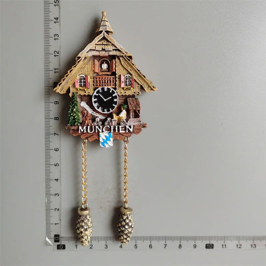 Cuckoo Clock Refrigerator Stickers Swiss Switzerland Alsace France Germany Austria Fridge Magnets tourist Souvenir - Grand Goldman