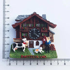 Cuckoo Clock Refrigerator Stickers Swiss Switzerland Alsace France Germany Austria Fridge Magnets tourist Souvenir - Grand Goldman