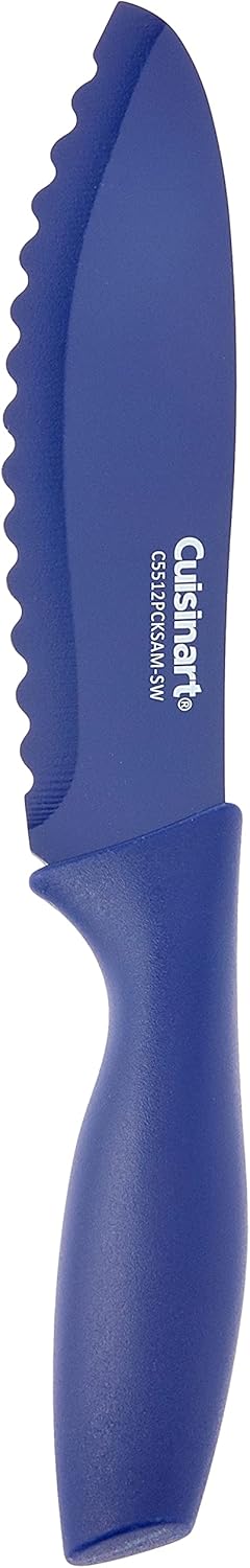 Cuisinart Knife Set, 12pc Ceramic Coated Knife Set with 6 Blades & 6 Blade Guards, Lightweight, Stainless Steel, Durable & Dishwasher Safe (Black) - Grand Goldman