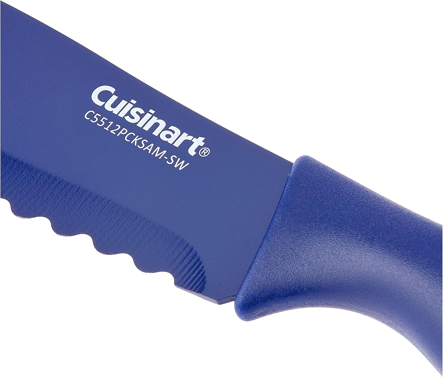 Cuisinart Knife Set, 12pc Ceramic Coated Knife Set with 6 Blades & 6 Blade Guards, Lightweight, Stainless Steel, Durable & Dishwasher Safe (Black) - Grand Goldman