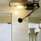 Curio Cabinet 71" Lighted Glass Display Cabinet, Display Curio Cabinet with Adjustable Glass Shelves Vintage, China Cabinet Light Bulb Included, Curio Storage Cabinet & 6 Shelves(Dark Oak) - Grand Goldman