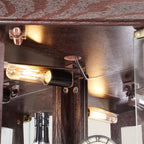 Curio Corner Cabinet, Lighted Glass Display Cabinet, Tempered Glass Door and Shelve, Wood Corner China Cabinet Inclued Bulb, Curio Cabinet Rack for Living Room (White, 16.5" L 16.5" W 70" H) - Grand Goldman