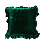 Cushion Lace Throw Pillow Solid Color Sofa Waist Pillow Bed Head Pillow Pillow Cover - Grand Goldman