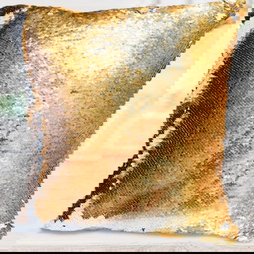 Custom Photo Cushion Cover Diy Personalized Sequin Luminous Pillowcase Room Decoration Baby Wedding Pet Photos Printed - Grand Goldman