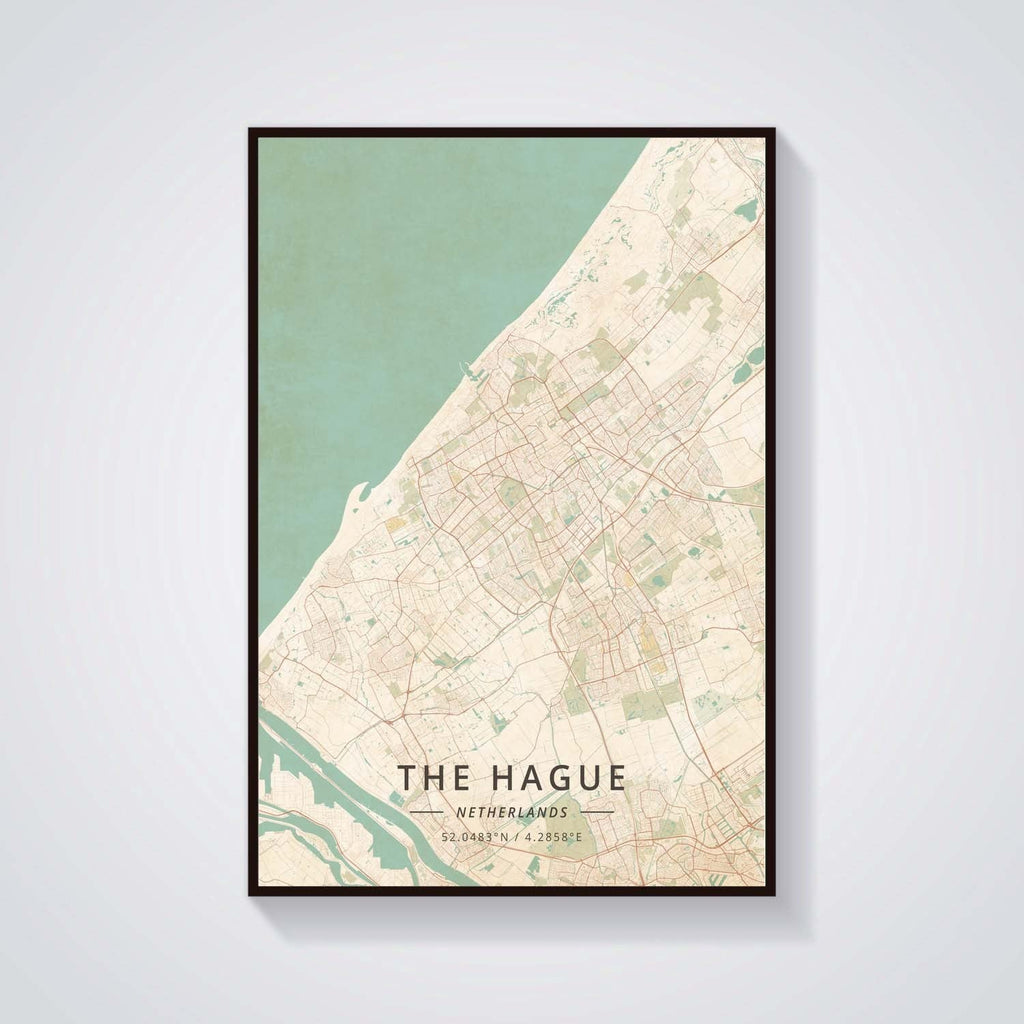 Custom World Map Canvas Painter House Decorative Poster - Grand Goldman