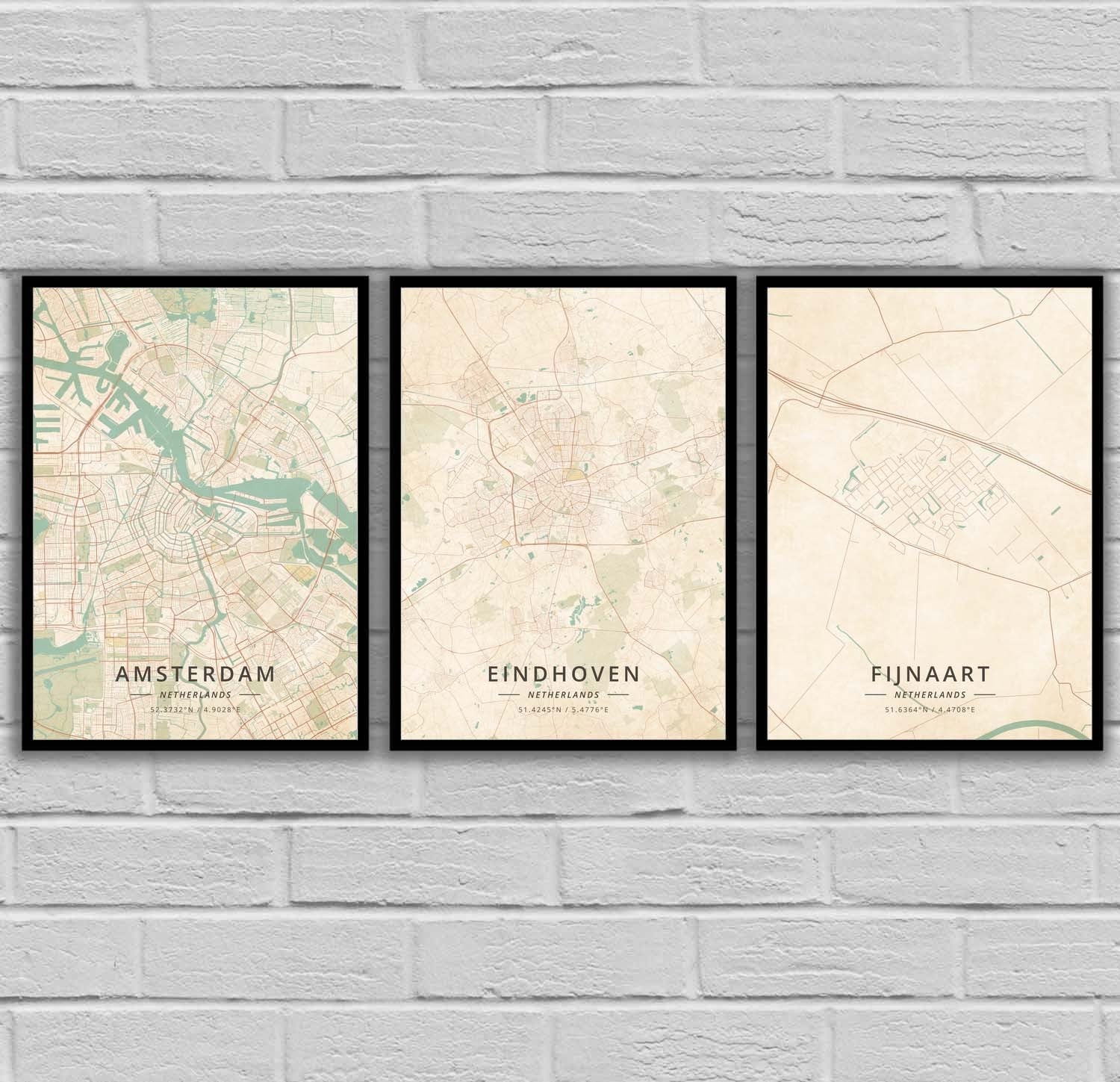 Custom World Map Canvas Painter House Decorative Poster - Grand Goldman