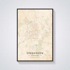 Custom World Map Canvas Painter House Decorative Poster - Grand Goldman