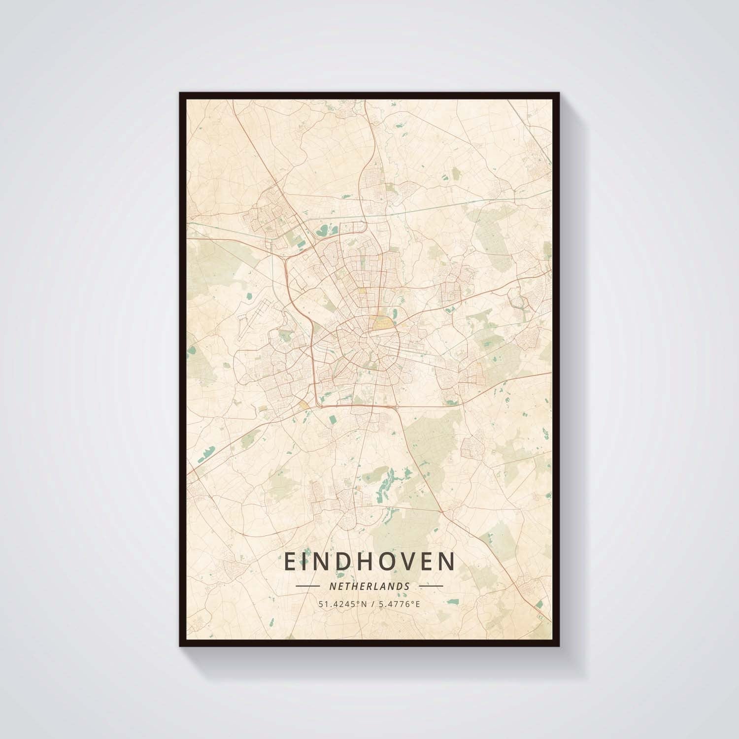 Custom World Map Canvas Painter House Decorative Poster - Grand Goldman