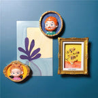 Cute Van Gogh Refrigerator Magnets Cartoon Magnetic Stickers Resin Souvenir Fridge Decoration Table Lamp Gift for Kids Birthday - Grand Goldman