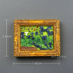 Cute Van Gogh Refrigerator Magnets Cartoon Magnetic Stickers Resin Souvenir Fridge Decoration Table Lamp Gift for Kids Birthday - Grand Goldman