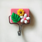 Cute flower Magnet Hook Refrigerator Magnet Creative Kitchen fridge stickers decoretion Seamless Hook Magnet Magnetic Hook - Grand Goldman