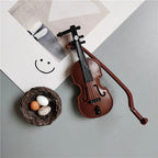 Cute fridge magnet Mini Simulates Bird's Nest Refrigerator Sticker Violin Decoration Branch Hook Refrigerator Sticker Home Decor - Grand Goldman