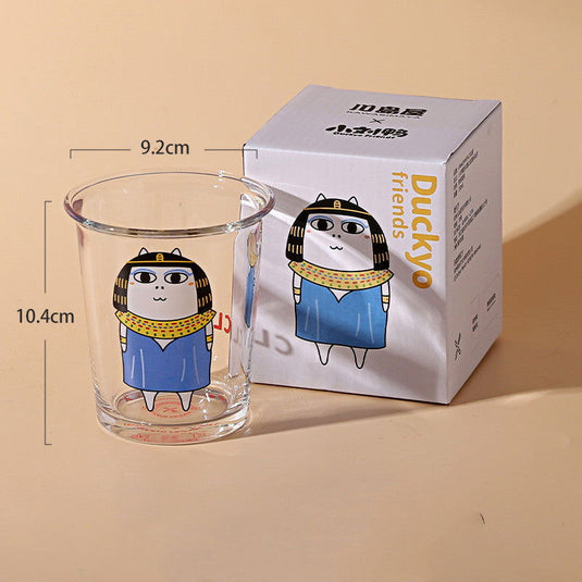 Cute Glass Home Drink Juice Milk - Grand Goldman