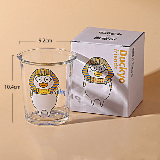 Cute Glass Home Drink Juice Milk - Grand Goldman