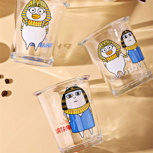 Cute Glass Home Drink Juice Milk - Grand Goldman