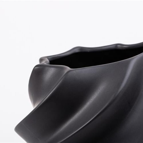Cyclone Texture Home Ceramic Vase - Grand Goldman