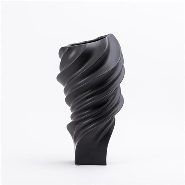 Cyclone Texture Home Ceramic Vase - Grand Goldman