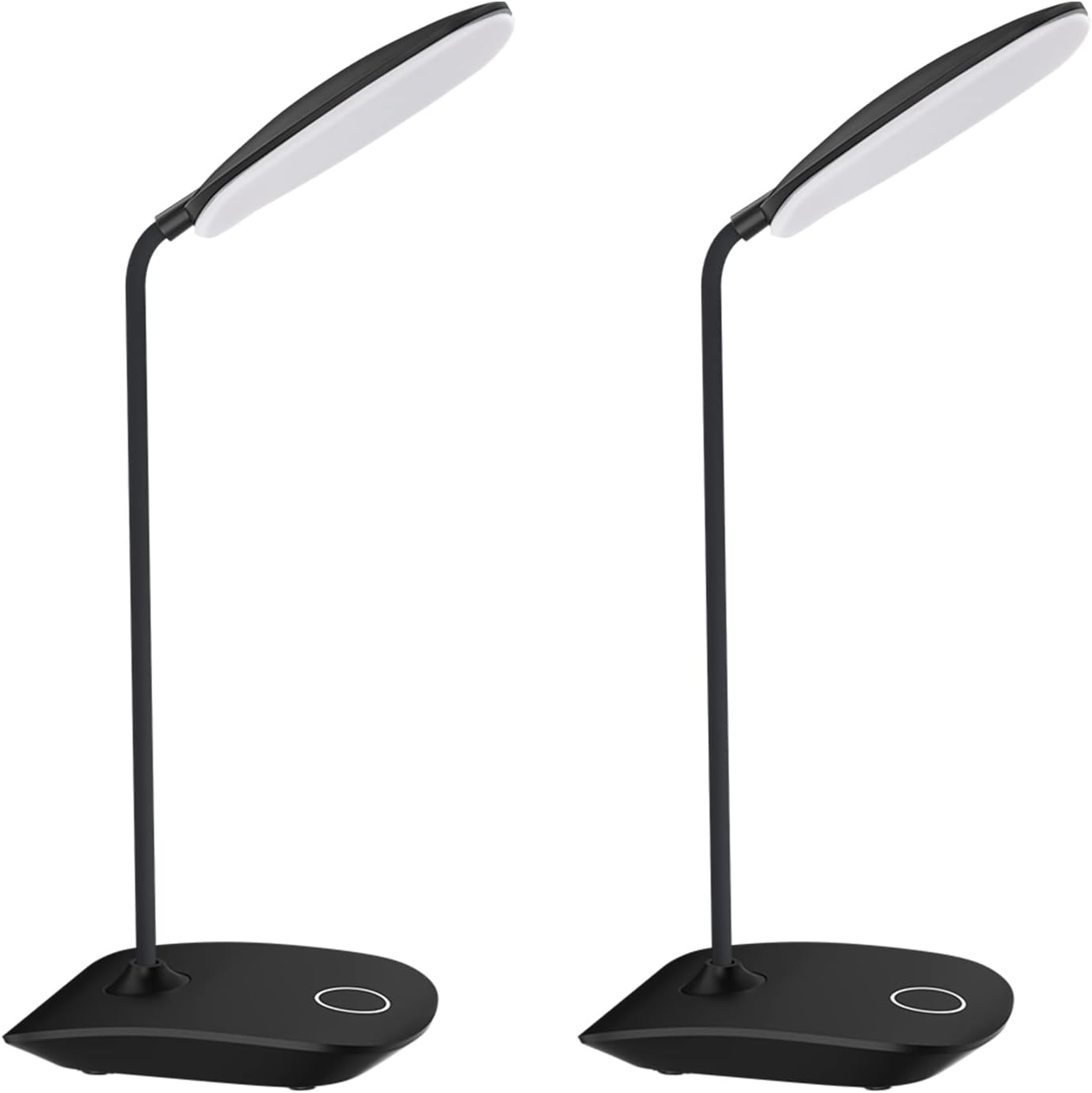 DEEPLITE LED Desk Lamp with Flexible Gooseneck 3 Level Brightness, Battery Operated Table Lamp 5W Touch Control,Compact Portable lamp for Dorm Study Office Bedroom,Eye-Caring and Energy Saving - Grand Goldman