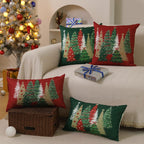 DFXSZ Christmas Pillow Covers 18x18 Inch Set of 2 Christmas Tree Decorative Green Throw Pillows Winter Christmas Decor for Home Couch TH-50B18 - Grand Goldman