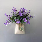 DIY Artificial Flower with Linen Bag Fake Flowers with Magnet Fridge Magnetic Stickers  Simulation Flower Home Decor - Grand Goldman