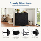 DUMOS Dresser for Bedroom, Storage Drawers, Fabric Storage Tower with 9 Drawers, Chest of Drawers with Fabric Bins, Sturdy Metal Frame, Wood Tabletop for Kids Room, Closet, Entryway, Nursery - Grand Goldman