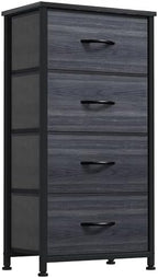 DWVO 5 Dresser for Bedroom, Fabric Dresser with 5 Drawers, Chest of Drawers for Closet, Black Dresser & Chest of Drawers - Grand Goldman