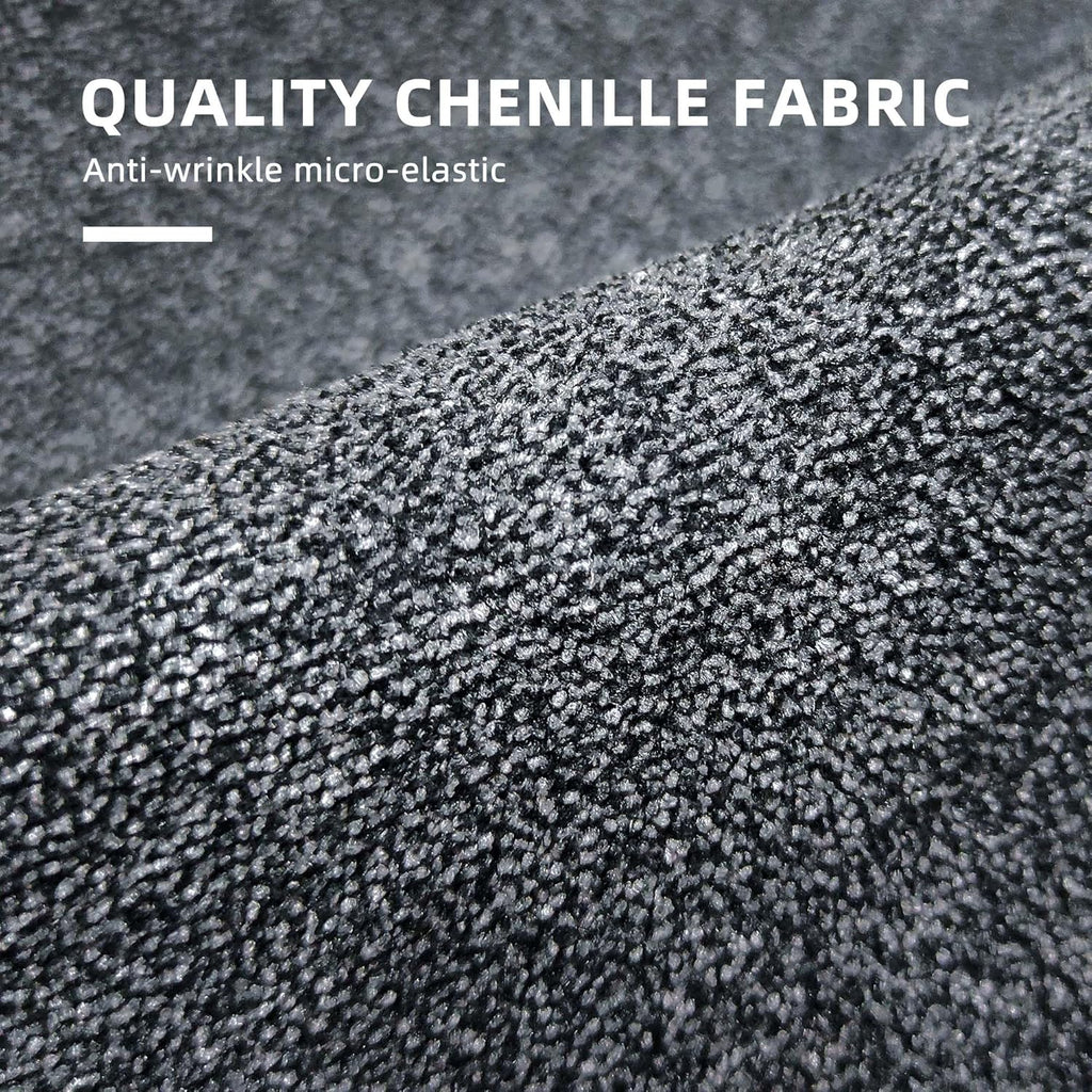 DWVO 80" Sofa Couch, Comfy Upholstered Loveseat with Extra Deep Seats, Chenille Fabric Sofa for Living Room Apartment Office, 3 Seater Couch with Side Storage Pockets, Easy Assembly, Grey - Grand Goldman