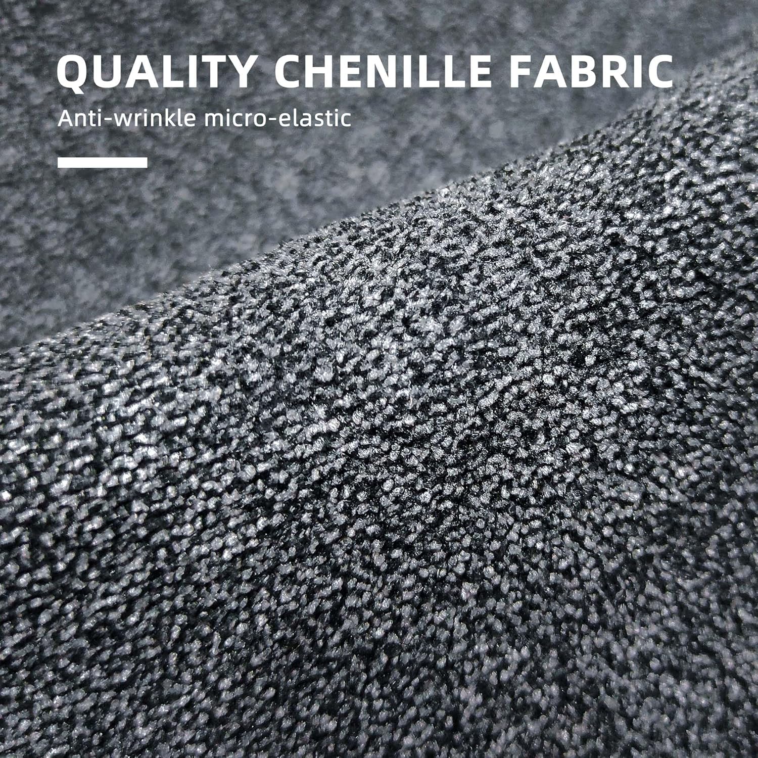 DWVO 80" Sofa Couch, Comfy Upholstered Loveseat with Extra Deep Seats, Chenille Fabric Sofa for Living Room Apartment Office, 3 Seater Couch with Side Storage Pockets, Easy Assembly, Grey - Grand Goldman