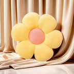 Daisy Pillow, 2Pcs Flower Pillows, Pink White Preppy Throw Pillows Set, Preppy Girls Room Decor Aesthetic Decorative Pillows for Bed Bedroom Couch Sofa 15.35IN - Grand Goldman